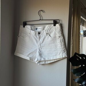 Mossimo Women's White Denim Shorts